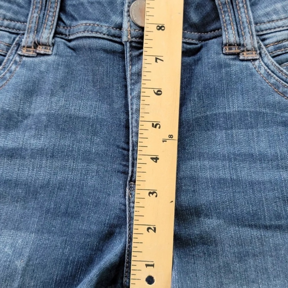 Democracy "Ab" Technology Women's 6 Pocket Blue Jeans Stretch Size 8 - Picture 8 of 11